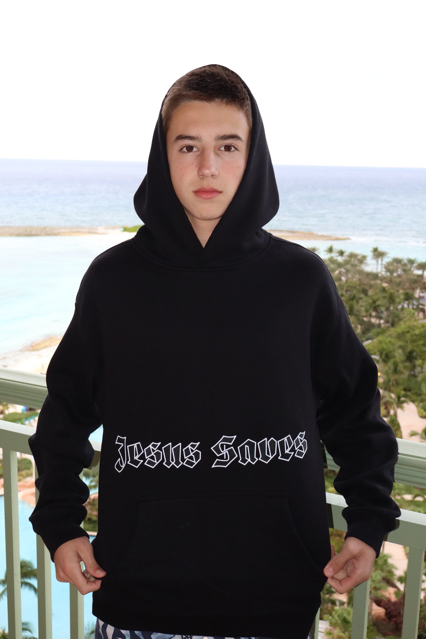 Jesus Saves unisex hoodie